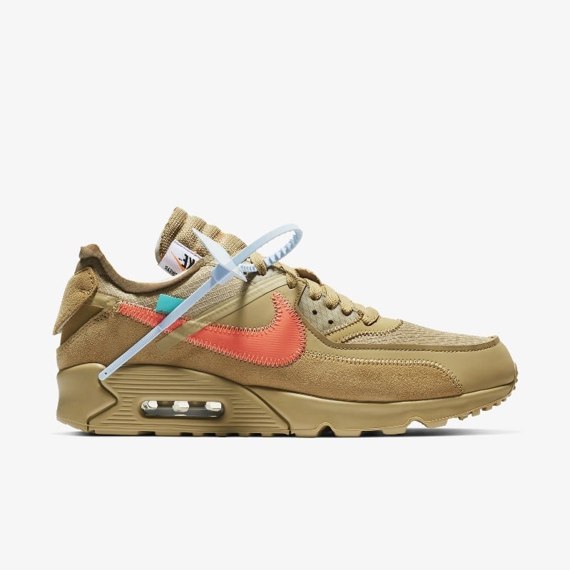 off white x nike air max 90 desert ore stockx